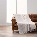 Douceur d intérieur Kremno belo bombažno pregrinjalo 125x150 cm Lilia – | Shoptok.si