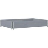  Paletni okvir siv 120x80 cm trdna borovina, (22156669) | Shoptok.si