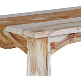 vidaXL Konzolni stol od masivnog drva šišama 110 x 40 x 76 cm | shoptok.hr