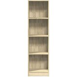 vidaXL Regal za knjige boja hrasta 40x24x143 cm od konstruiranog drva | shoptok.hr
