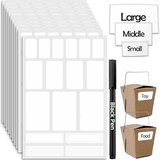 INF 20 listov pravokotnih etiket za steklenice White, (21872638) | Shoptok.si