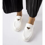 Gemre White women's loafers Milne | Shoptok.si
