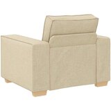 SOFA 3 pcs Krema 220 x 80 x 84 cm Platnasta tkanina | shoptok.hr