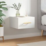 The Living Store Stenska nočna omarica bela 35x35x20 cm - Stenska Nočna Omarica, (21430827) | Shoptok.si
