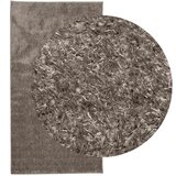  Tepih ISTAN s visokim vlaknima sjajni izgled sivi 80 x 150 cm | shoptok.hr
