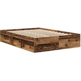 vidaXL Posteljni okvir brez vzmetnice star les 140x190 cm | Shoptok.si
