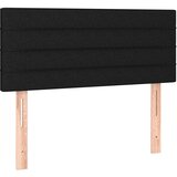 vidaXL Krevet box spring s madracem LED crni 90x190 cm od tkanine | shoptok.hr