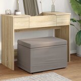  Stolica Sivo-smeđa 61 x 41 x 40 cm Tkanina i konstruirano drvo | shoptok.hr