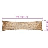  Kamuflažna mreža s torbom za pohranu 613 x 138 cm Pješčana | shoptok.hr