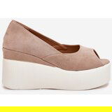 Boto Womens wedge and platform sandals beige Felyra | Shoptok.si