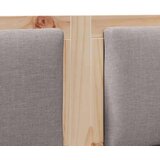 vidaXL Vzglavje Drugo Rjava 120 cm Trdna borovina | Shoptok.si