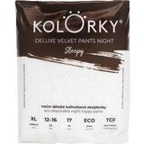 Kolorky Deluxe Velvet Pants Night Sleepy jednokratne pelene-gaćice za noć XL 12-16 kg 17 kom Cijene