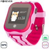 Forever Otro&#353;ka pametna ura KW-300, wifi, gps, sim, sos, obvestila, IP67, pedometer, roza (pink) | Shoptok.si