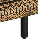 TV ormarić crni 70x33,5x46 cm Puno grubo drvo Mango | shoptok.hr