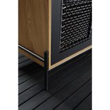 Livetastic ŠIROKA KOMODA, naravne barve, črna | Shoptok.si