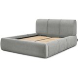 Bobochic Paris Svijetlo sivi tapecirani bračni krevet s prostorom za odlaganje s podnicom 180x200 cm Vernon – | shoptok.hr
