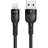 Moxom Usb data kabal mx-cb184 3a lightning 1m crni ( U2062 ) | ePonuda.com