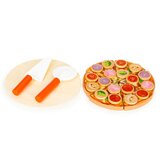 ECO TOYS drvena pizza s čičkom za rezanje od 27 elemenata | shoptok.hr