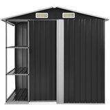 Furnova Vrtna lopa s stojalom antracitna 205x130x183 cm železna, (21912653) | Shoptok.si