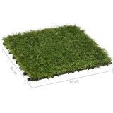  Umetna trava plošče 11 kosov zelena 30x30 cm, (20579877) | Shoptok.si