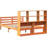  Krevet s regalom za knjige bez madraca 150x200 cm masivno drvo | shoptok.hr