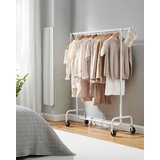  Stalak za odjeću na kotačićima - Bijela | shoptok.hr