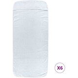  Ručnici za plažu 6 kom bijeli 60 x 135 cm od tkanine 400 GSM | shoptok.hr