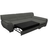 MID.YOU KOTNA SEDEŽNA GARNITURA, gladka tkanina siva | Shoptok.si