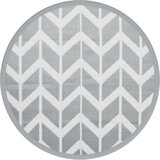 Maison Chic Zunanja Preproga, Rug siva Ø120 cm PP, (22122517) | Shoptok.si