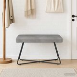  Klupa Svjetlosiva 80 x 40 x 45 cm Baršun | Eponuda.ba