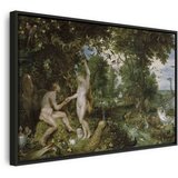  Slika - Peter Paul Rubens – The Garden of Eden with the Fall of Man 90x60 U crnom drvenom okviru | shoptok.hr