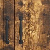  Kreveta Dimljeni hrast 89 x 34,5 x 77 cm Konstruirano drvo | Eponuda.ba