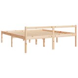  Krevet za starije osobe 200 x 200 cm od masivne borovine | shoptok.hr