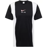 Nike Sportswear Majica 'AIR' pastelno roza / črna / bela