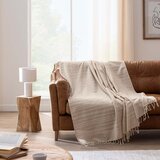 Douceur d intérieur Bež pamučan prekrivač 125x150 cm Lilia – | shoptok.hr