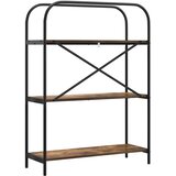  Polica Dimljeni hrast 80 x 30 x 109 cm Konstruirano drvo | shoptok.hr