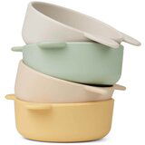 Liewood 4 dijelni set silikonskih zdjelica iggy apple blossom multi mix | shoptok.hr