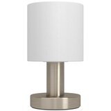 Eglo 31841 - Stona lampa MONTETTO 1xE14/40W/230V bela/matni hrom | Eponuda.com