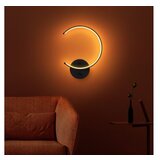 Opviq Črna LED stenska svetilka ø 10 cm Moon – | Shoptok.si