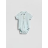 Reserved Pamučni bodi u stilu polo-majice - bljedoplavo | shoptok.hr