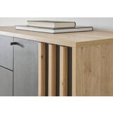 CARRYHOME PREDSOBA črna, hrast artisan | Shoptok.si