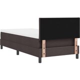  Krevet s oprugom i madracem Tamnosmeđi 90x190 cm Tkanina | shoptok.hr