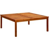 vidaXL Vrtna klubska mizica 110x110x45 cm trden akacijev les Cene