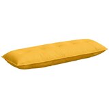 vidaXL Poglavni vzglavnik Svetlo rumena 140 x 50 cm Žametna tkanina, (5000278208) | Shoptok.si