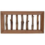  Vješalica Smeđa 50 x 11 x 25 cm Čvrsto mahagonijsko drvo | shoptok.hr