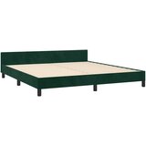  Okvir za krevet bez madraca tamnozeleni 160x200 cm baršunasti | shoptok.hr