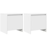  Noćni ormarići 2 kom bijeli 45 x 34 x 44,5 cm konstruirano drvo | shoptok.hr