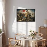  Slika - Eugène Delacroix – Liberty Leading the People 60x40 U crnom drvenom okviru | shoptok.hr