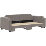  Dnevni krevet na razvlačenje smeđesivi 80 x 200 cm od tkanine | shoptok.hr