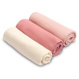 Sensillo Muslin pelena uniforma roza (pakiranje - 3 kom) | shoptok.hr